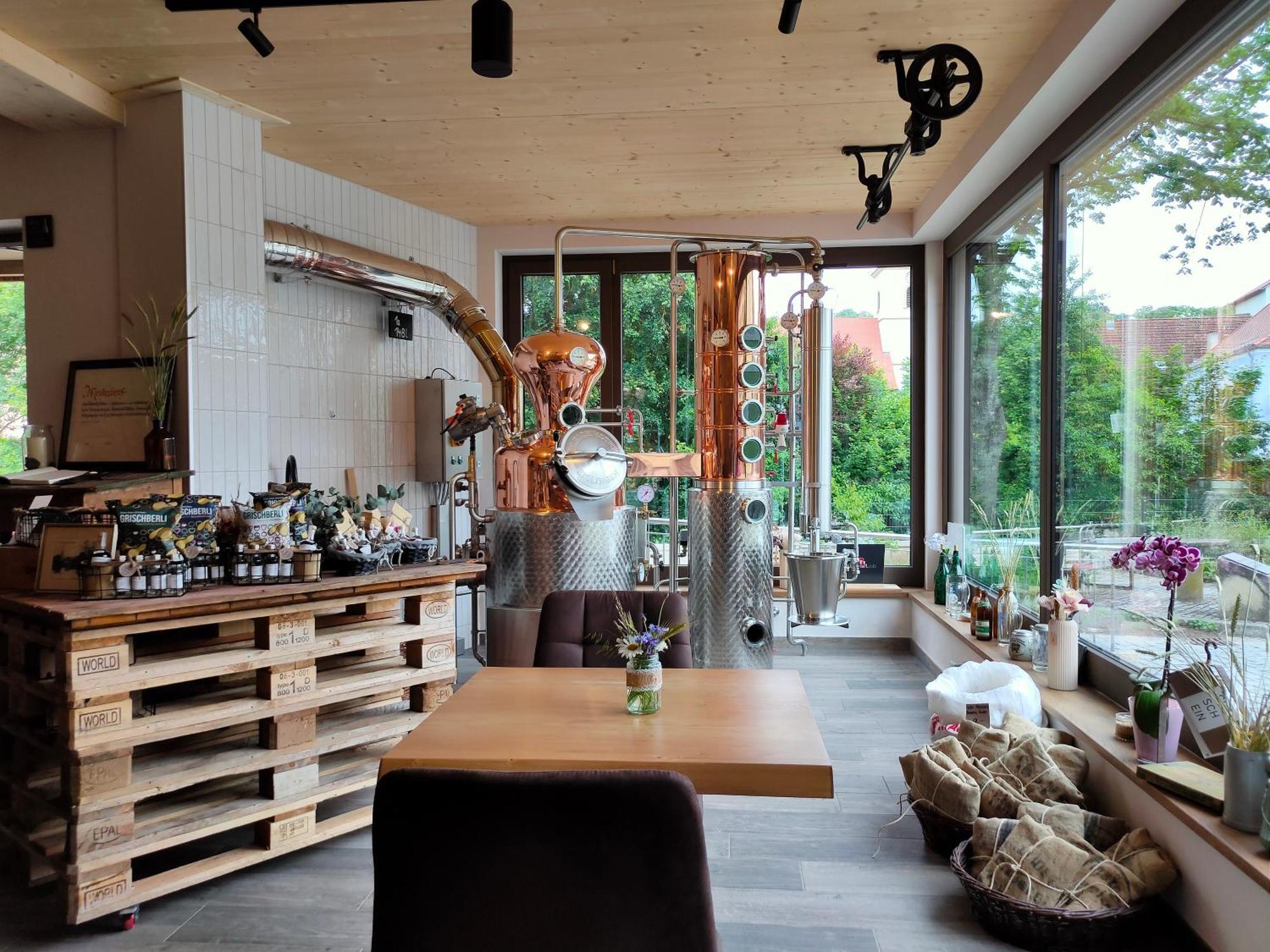 Das Herzstueck - Schaubrennerei, Hausbrauerei & Apartments 布格哈斯拉赫 外观 照片